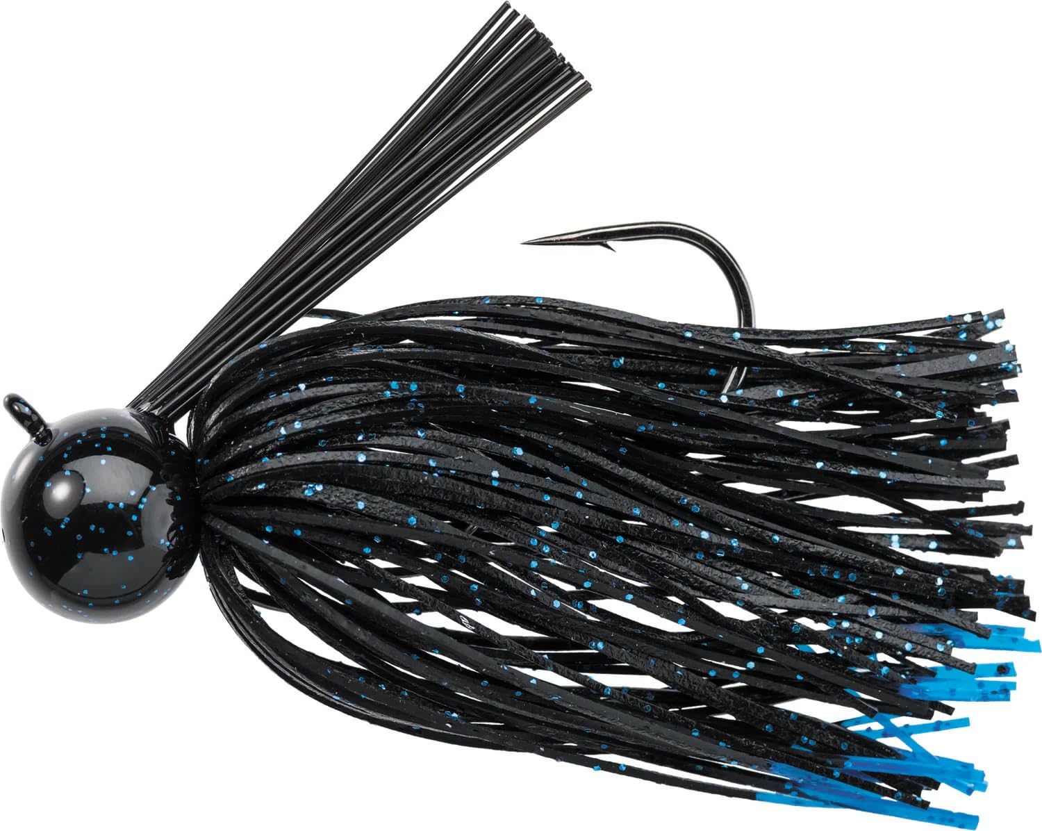 Daiwa Evergreen IR finesse jig, half-ounce, black blue tip for precise lure presentation