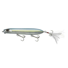 Daiwa Evergreen SB-125-239 topwater lure, Blue Back Herring, delivers dramatic action and long casts.