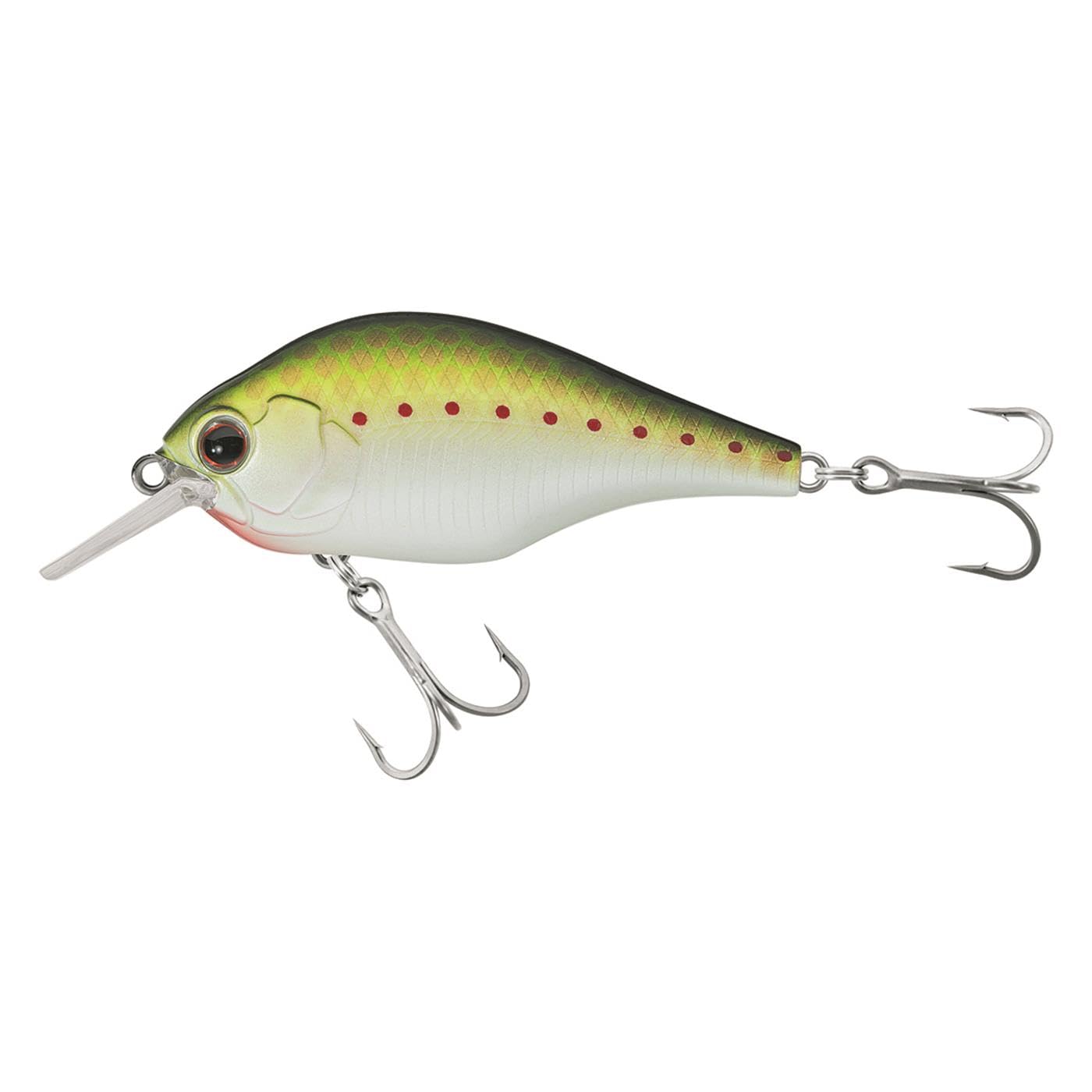 Daiwa Evergreen Zeruch Crankbait olive copper shad lure; vivid color aids quick underwater signals