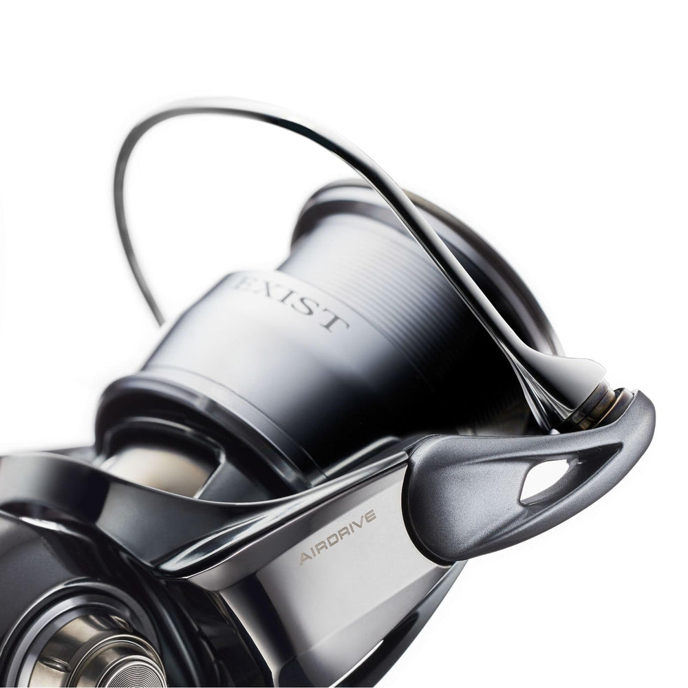Daiwa Exist G LT spinning reel in hand, ready for versatile freshwater use.