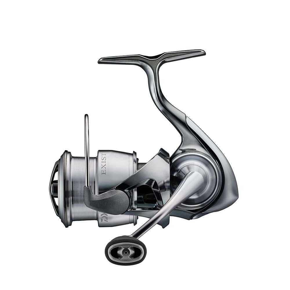 Daiwa Exist G LT 2500 XH reel close-up for smooth line control.