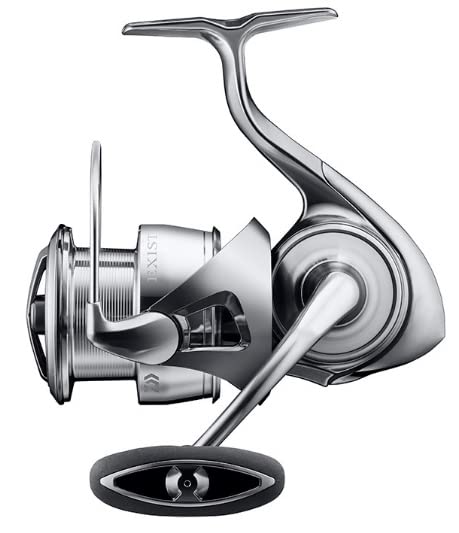 Daiwa Exist G LT 2500 XH reel in action, highlighting lightweight, durable design.
