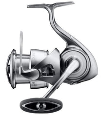 Daiwa Exist G LT 2500 XH reel in action, highlighting lightweight, durable design.