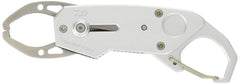 Daiwa Fish Grip V 130K Silver front view highlights contoured hand fit.