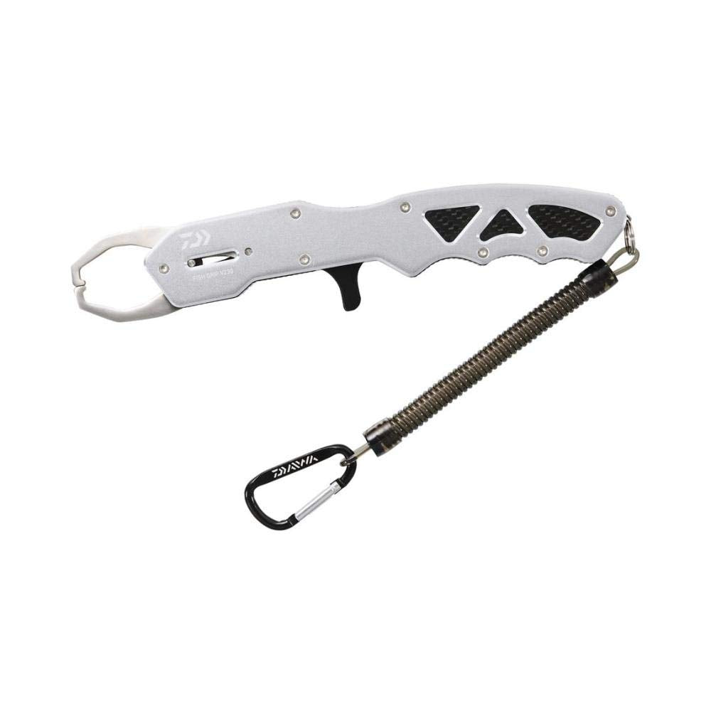 Daiwa Fish Grip V 230 Silver front view showing compact secure hold.