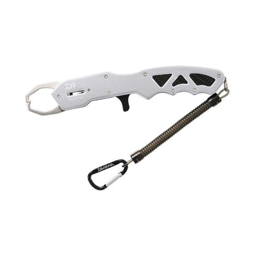 Daiwa Fish Grip V 230 Silver front view showing compact secure hold.