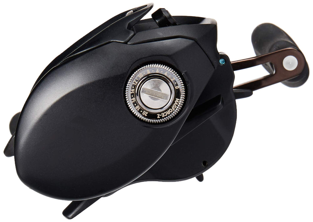 Daiwa Fuego baitcasting reel side profile shows ergonomic grip for comfort