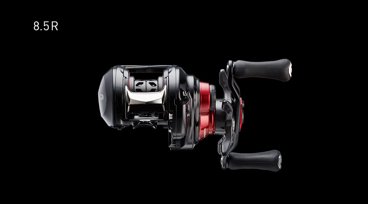 Daiwa Gekkabijin AIR TW PE Special 8.5R bearings indicate smooth rotation