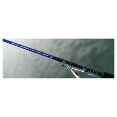 Daiwa HRX58XHS Harrier-X in-action shot highlights comfort and strength on heavy jigging.