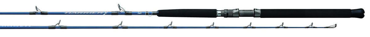 Daiwa HRX66HB Harrier-X jigging front view for precise lure action