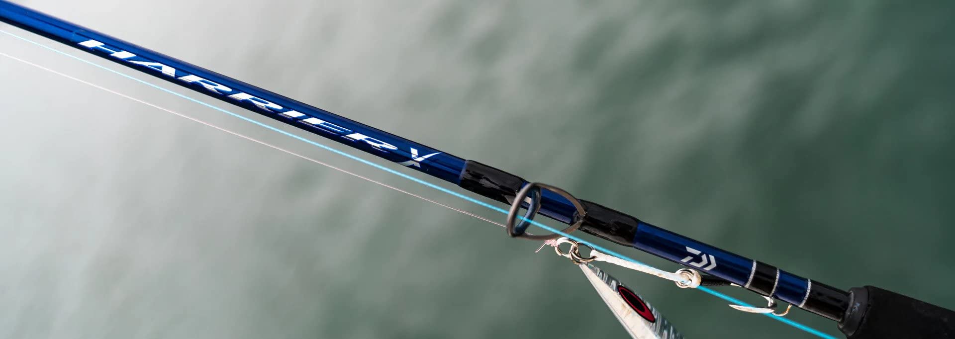 Daiwa HRX66HB Harrier-X jigging lure-attachment point supports reliable hookups