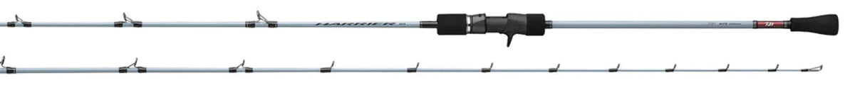 Daiwa HSP66MB Harrier slow pitch rod ready for offshore jigging applications.
