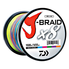 Daiwa J-BRAIDX8 on spinning reels demonstrates superior finesse line performance and casting distance.