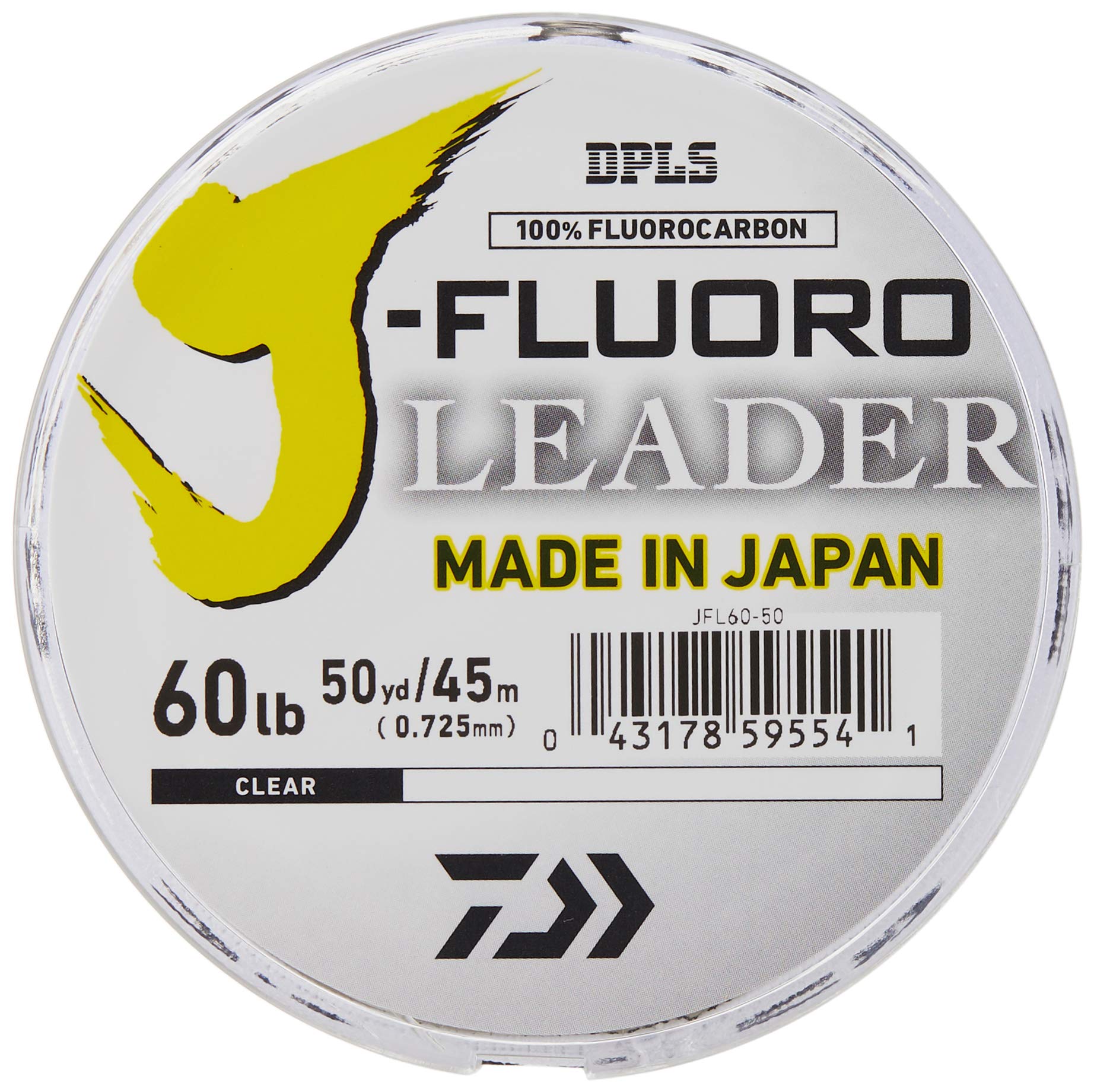 Daiwa J-Fluoro Leader 60lb 50yds: near-invisible line for stealthy presentations.