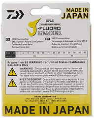 Daiwa J-Fluoro Leader on compact spool: more yardage per spool in the same size.