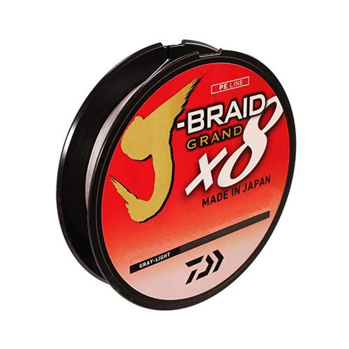 Daiwa J-Braid Grand 150yd spool showing smooth, even winding for casting.