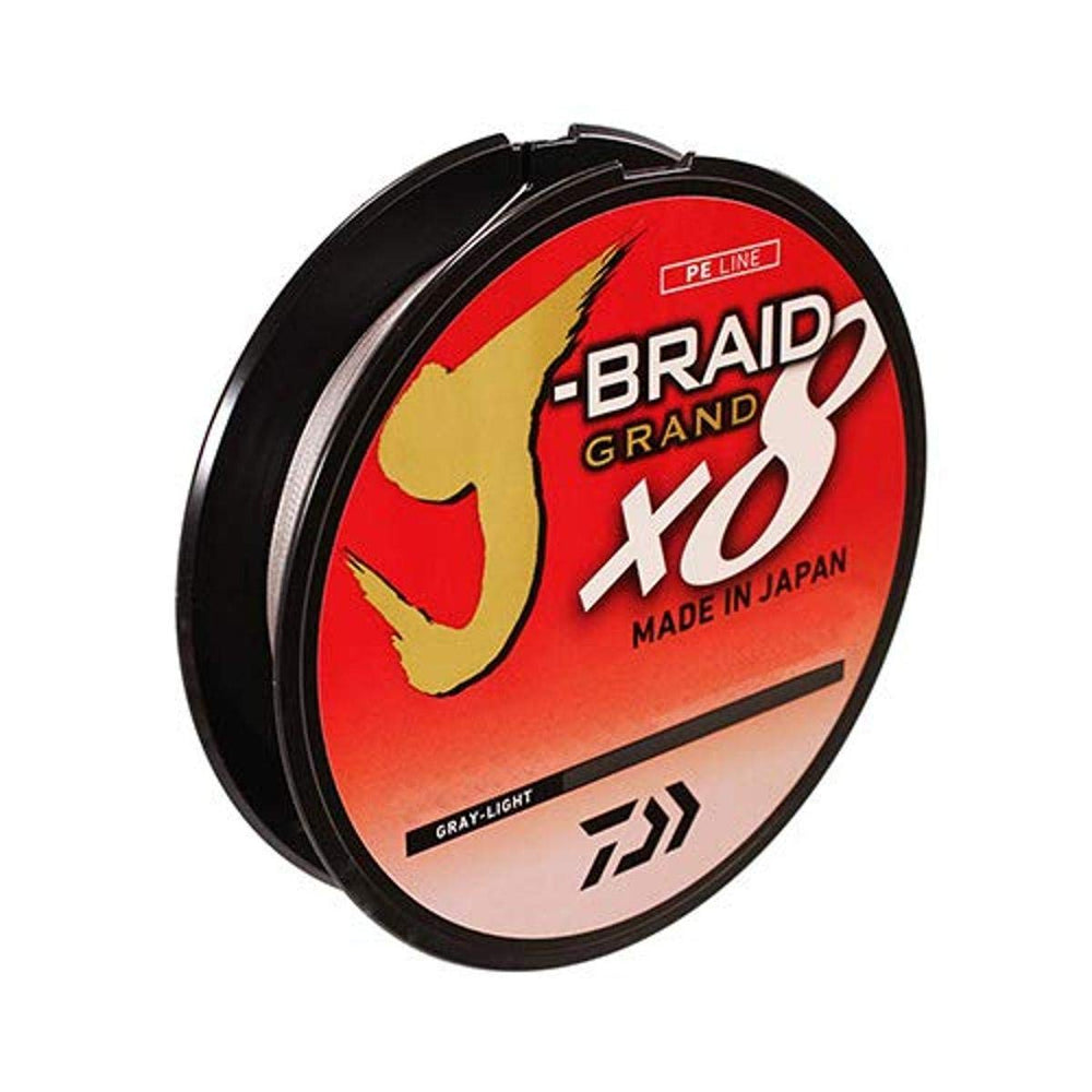 Daiwa J-Braid Grand 150yd spool showing smooth, even winding for casting.