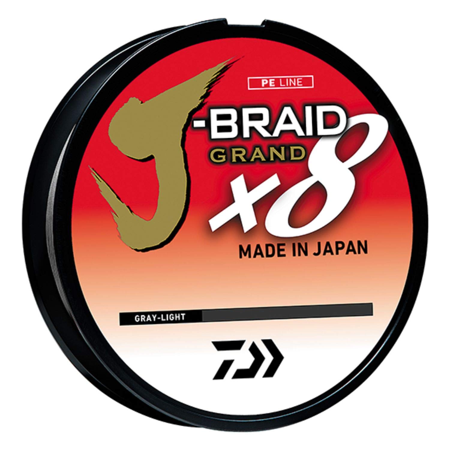 Daiwa J-Braid Grand 6lb test close-up highlights strength and flexibility.