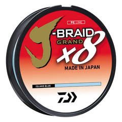 Daiwa J-Braid X8 Grand 0-007 diameter with 15 lb test for strong performance