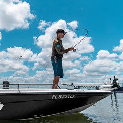 Daiwa Laguna LT Air Rotor closeup emphasizes reduced rotor weight for balance.