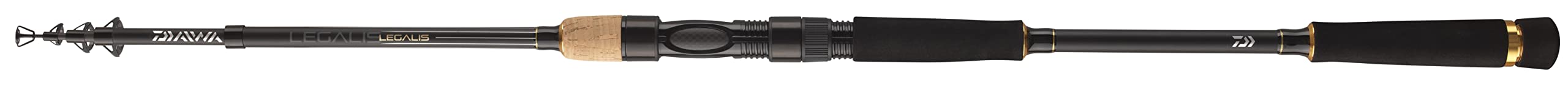 Daiwa Legalis Tele Allround collapsed for easy travel and storage.