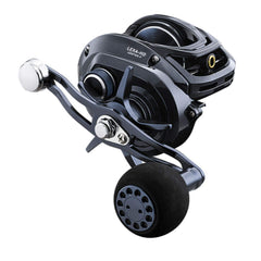 Daiwa Lexa 400 HD baitcasting reel side view highlighting smooth casting capability