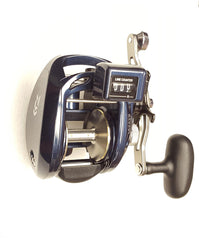 Daiwa Lexa-LC400PWR-P power handle promotes smoother retrieves and control