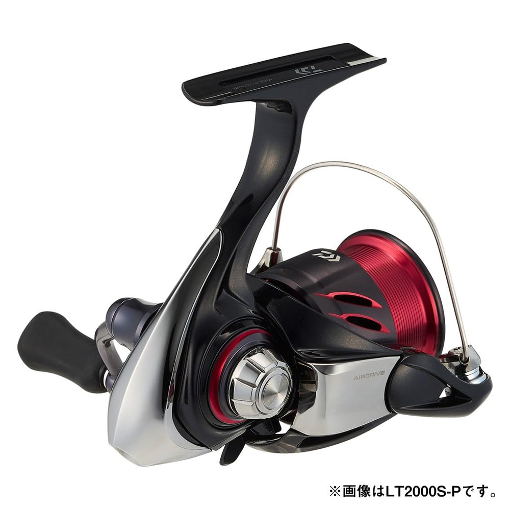 Close-up of spool and handle on DAIWA LT2000S 24 Tsukiyobijin X