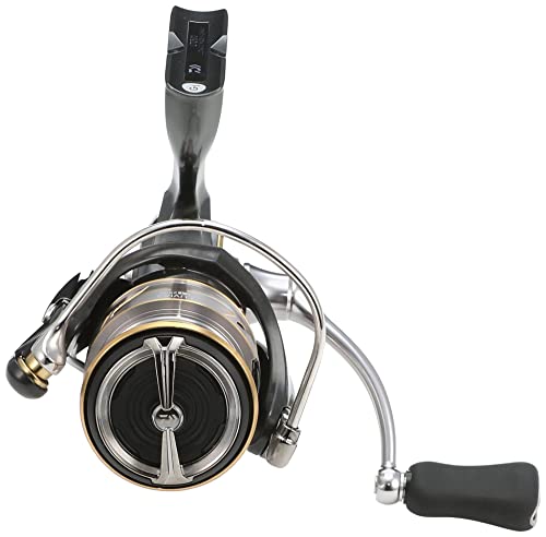 Daiwa LT2500 reel in use during casting and retrieval on water.