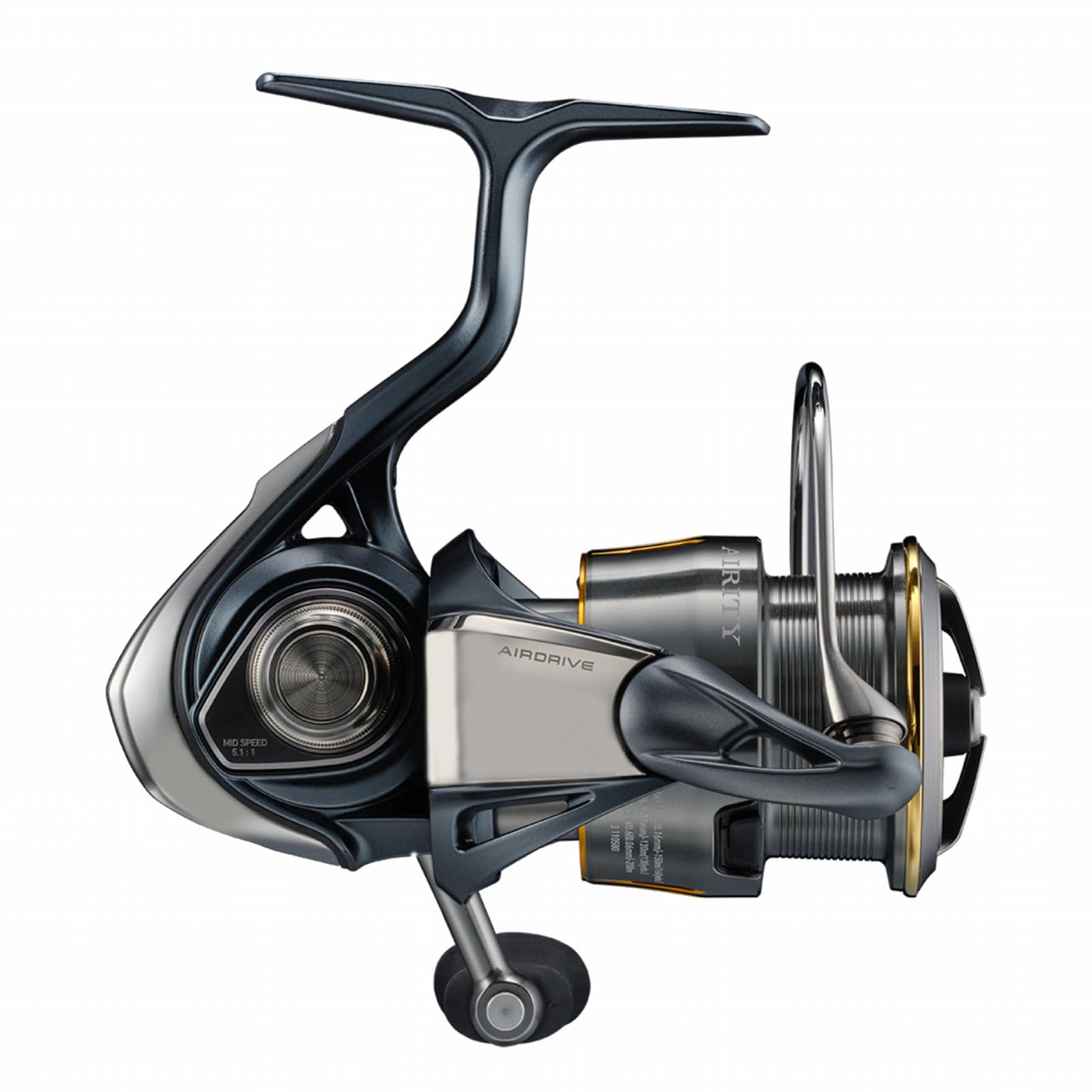 Daiwa LT2500S 23AIRITY gear ratio 5-1 enables smooth casting.