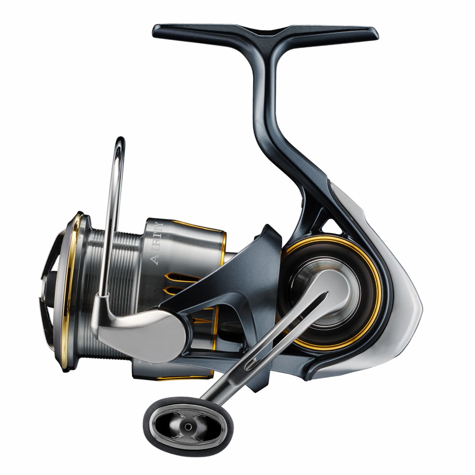 Daiwa LT2500S 23AIRITY close-up shows lightweight design for easy handling.