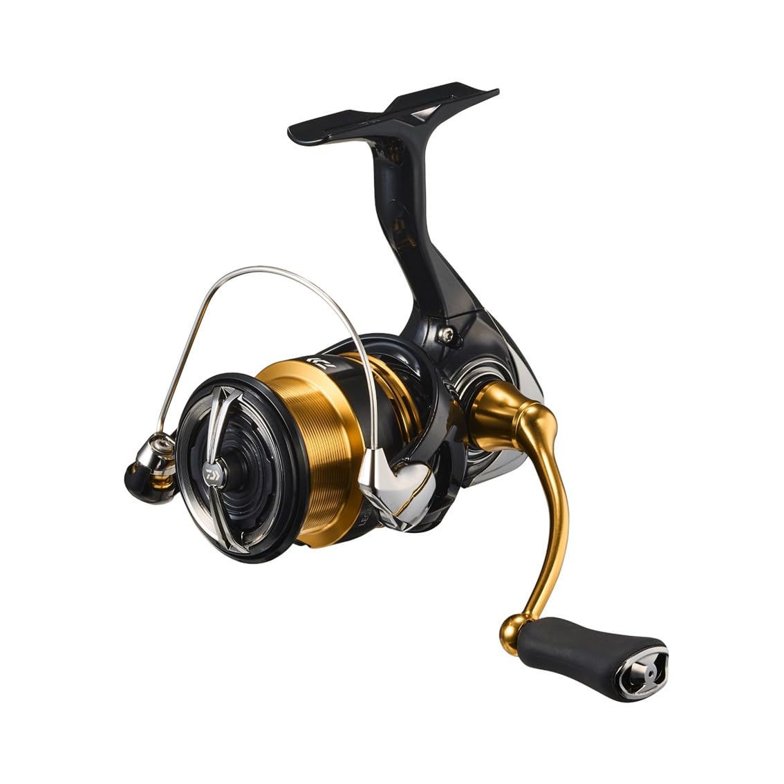 Daiwa LT2500S-XH spinning reel side view for versatile setups.