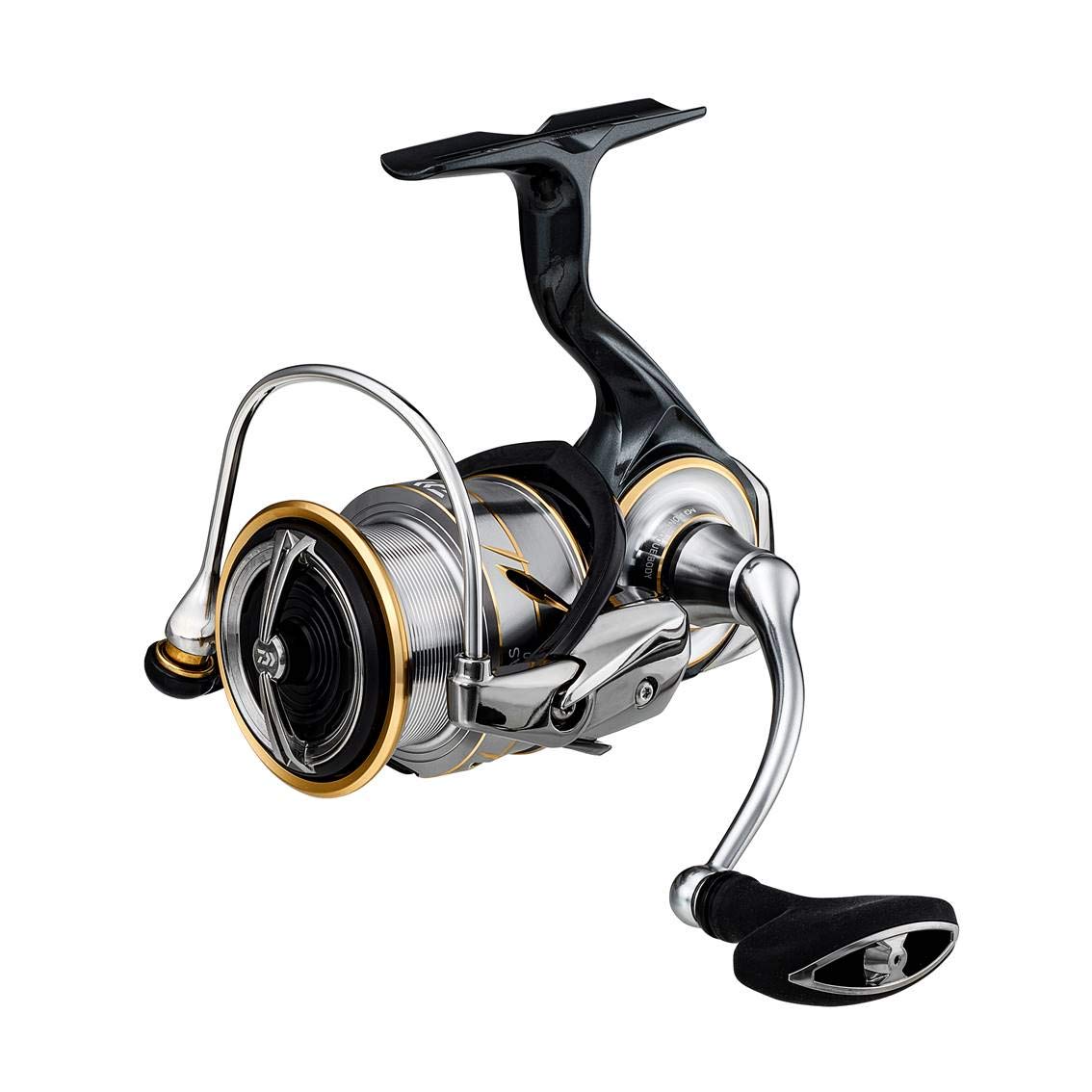 Daiwa LT3000-C Spinning Reel with ZAION MQ body for lightweight durability.