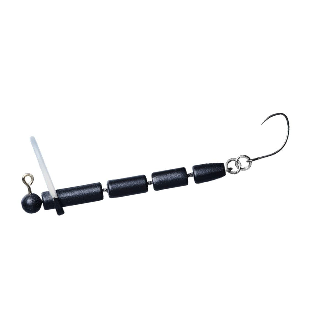 Daiwa Masuno Twig Jr. 43 mm closeup of compact matte black lure for trout.