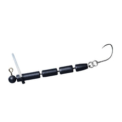 Daiwa Masuno Twig Jr. 43 mm closeup of compact matte black lure for trout.