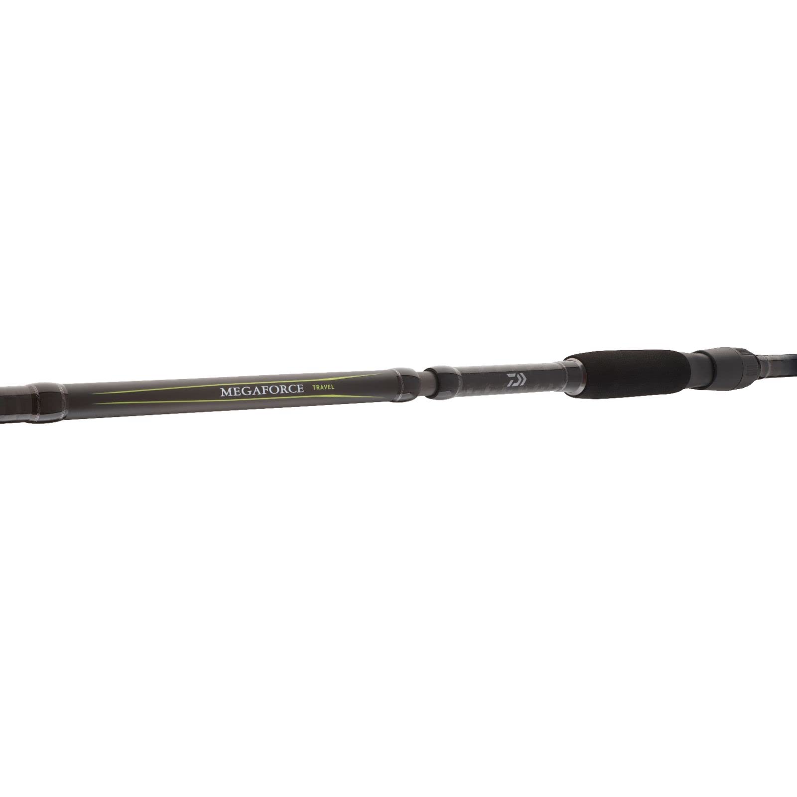 Daiwa Megaforce Travel rod packed in bag highlights portable setup for bikes and trains