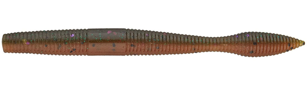 Daiwa Neko Fat 5 inch Watermelon Copper Orange Red lure for freshwater bass