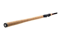 Daiwa Ninja X Feeder 390XH cork handle closeup highlighting comfortable grip.