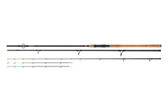 Daiwa Ninja X Feeder 390XH full rod view showing slim carbon blank for long casts.