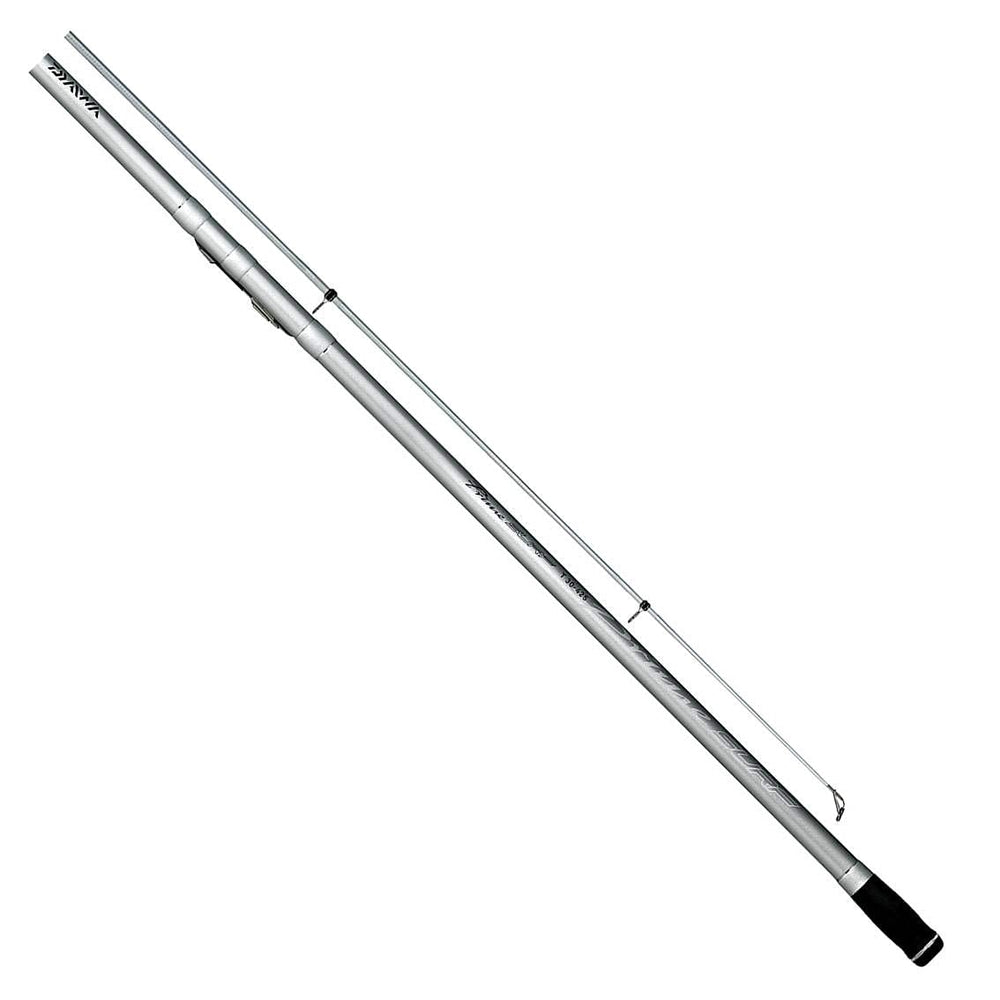 Daiwa Prime SURF T rod in action on the beach, ready for coastal casting.