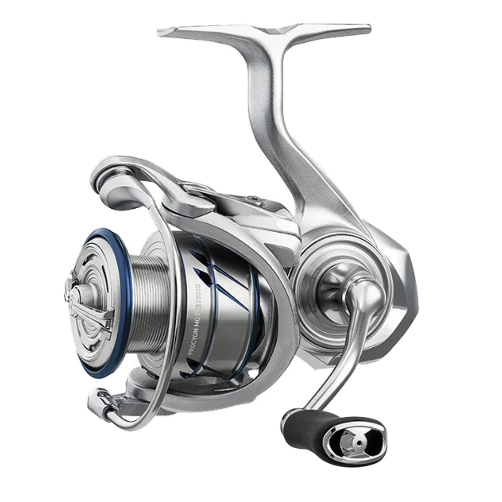 Daiwa Procyon MQ LT spinning reel front view, versatile freshwater and light saltwater fishing.
