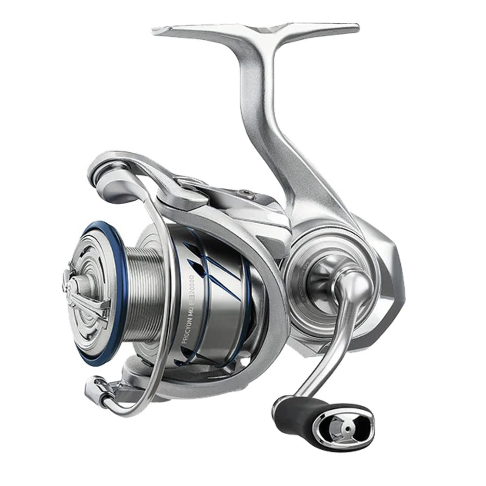 Daiwa Procyon MQ LT spinning reel front view, versatile freshwater and light saltwater fishing.
