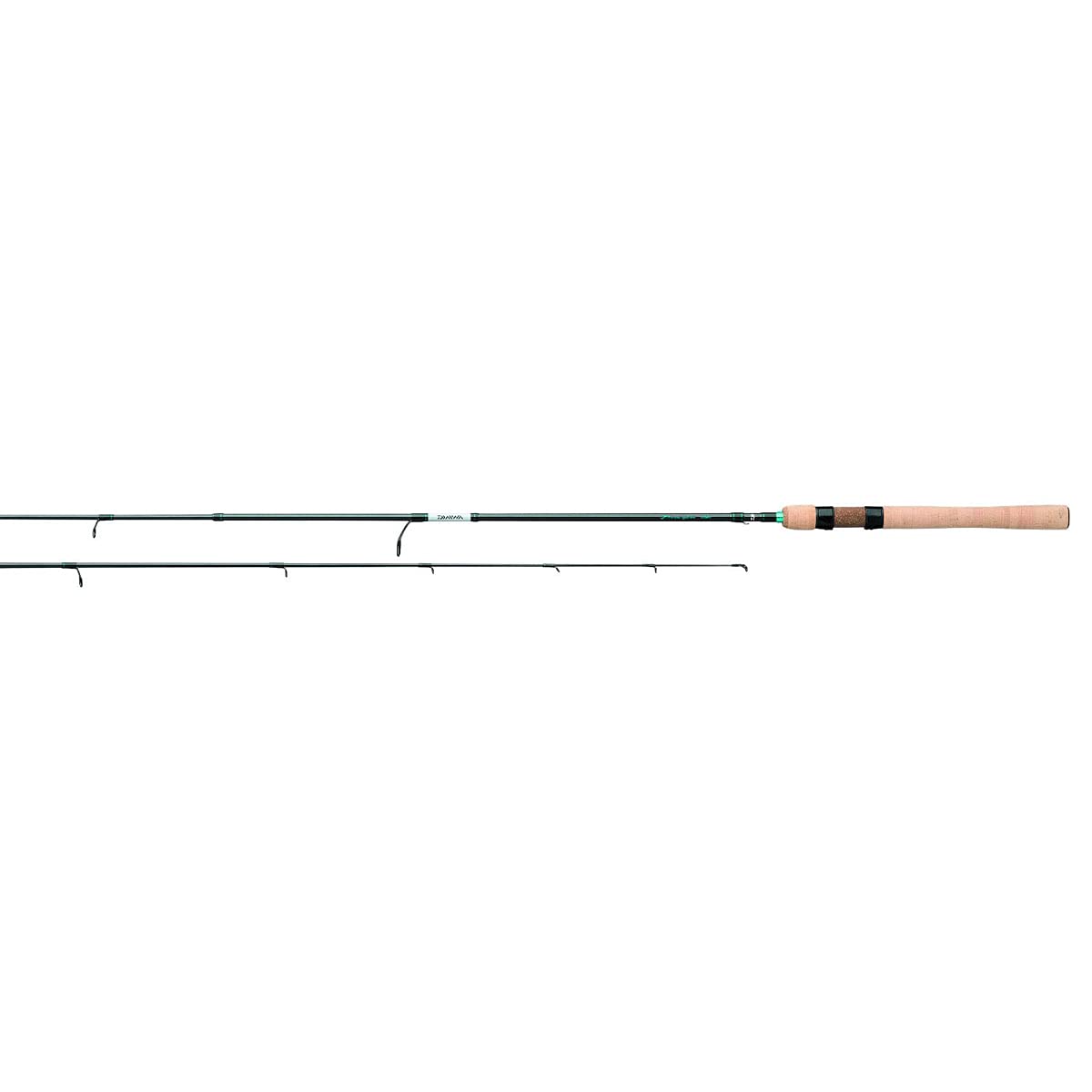 Daiwa Procyon spinning rod 5 ft 6 in ultra-light, gun smoke silver, ideal for delicate lure presentations.
