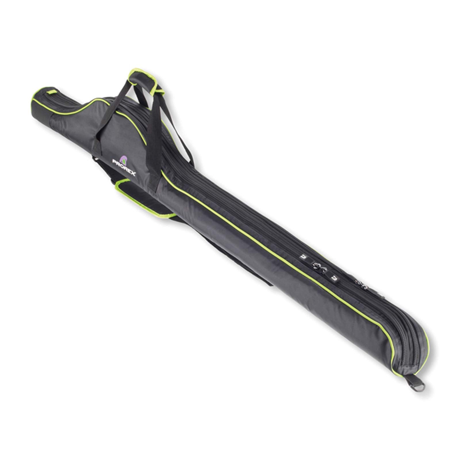 Daiwa Prorex 2 Rod Bag bottom rubberised surface protects gear from moisture.