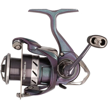 Daiwa Regal LT air rotor enhances reel sensitivity and balance for precise casts.