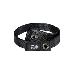 Daiwa rod cover mesh long 30-A black, front view, protects rods and prevents tangles