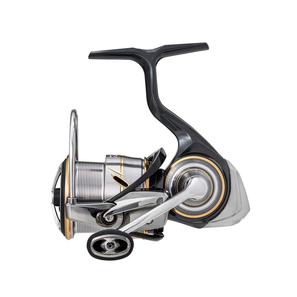 Daiwa Rubius FC 2020 finish detail and branding on the reel surface.