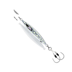 Daiwa SA-SK140G07 Glow Dot jig glows to attract large saltwater predators.