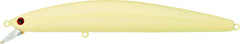 Daiwa Salt Pro Minnow Bullet Bone 6in lure side view, ideal for long casts in saltwater.