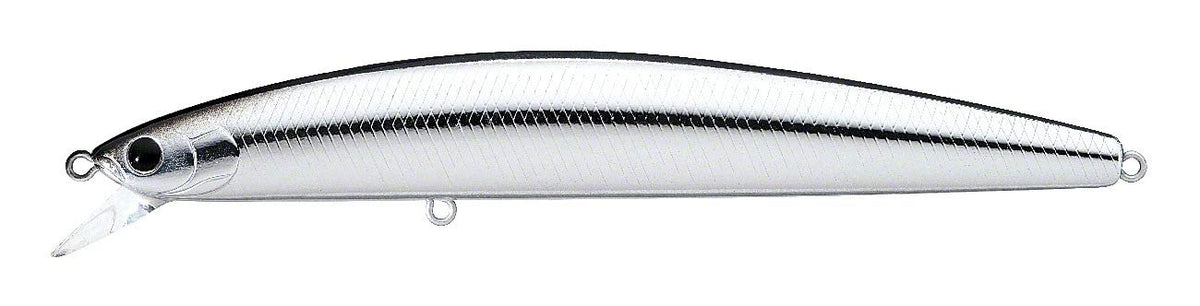 Daiwa Salt Pro Minnow Chrome lure, 6 inch, long cast performance for saltwater predators.
